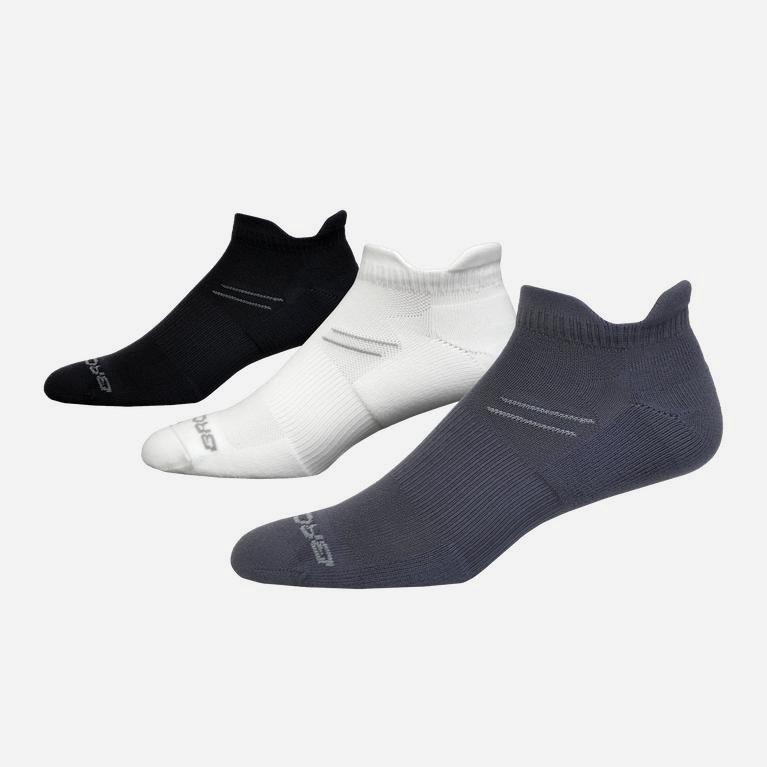 Brooks Run-In 3-Pack - Calcetines Mujer - Oscuro Blancas / Negras (EJRH-36895)